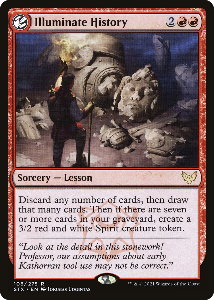 Illuminate History (STX-108)  Foil - Strixhaven: School of Mages: (lesson)