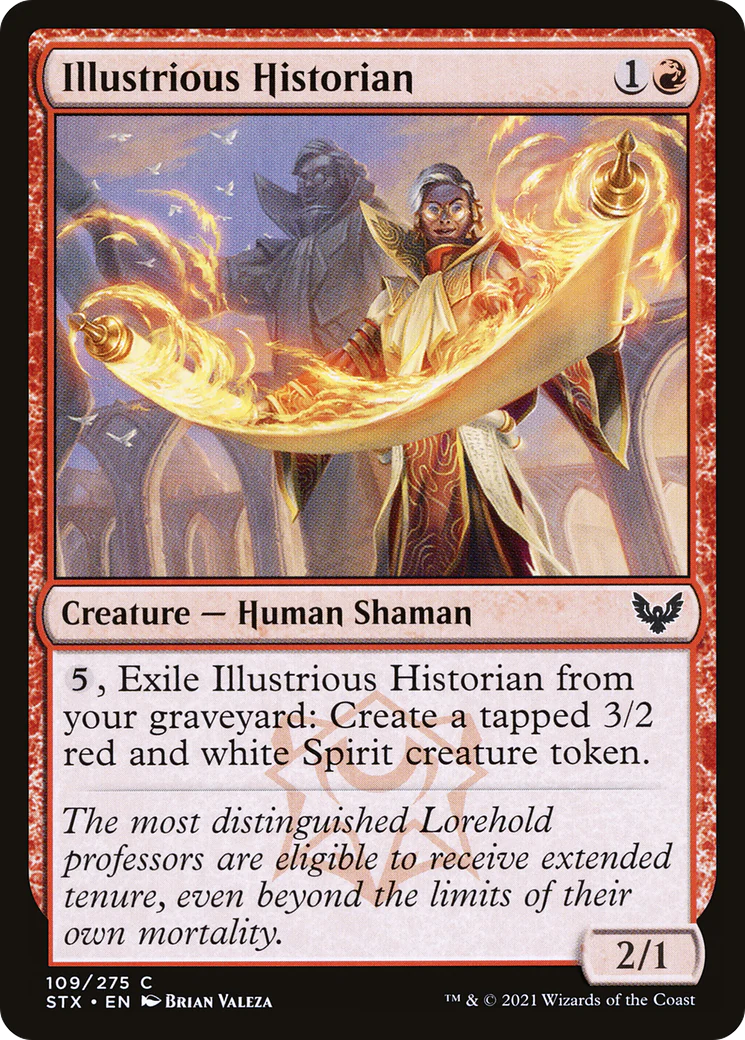 Illustrious Historian (STX-109)  Foil - Strixhaven: School of Mages