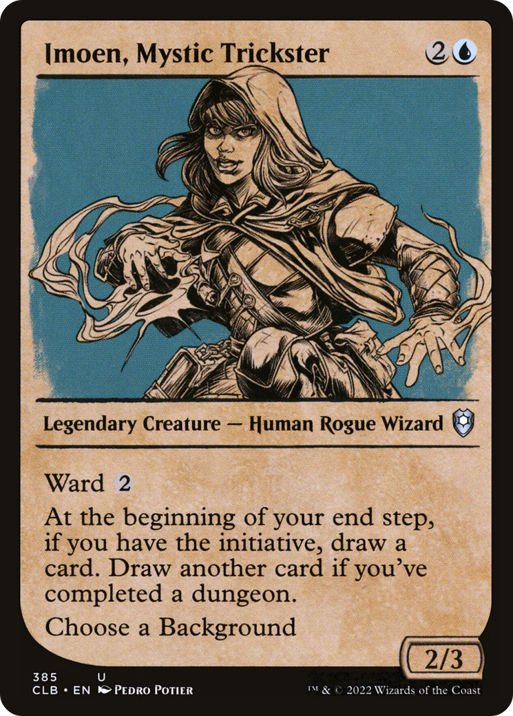 Imoen, Mystic Trickster (Showcase) (CLB-385)  - Commander Legends: Battle for Baldur's Gate: (Showcase)