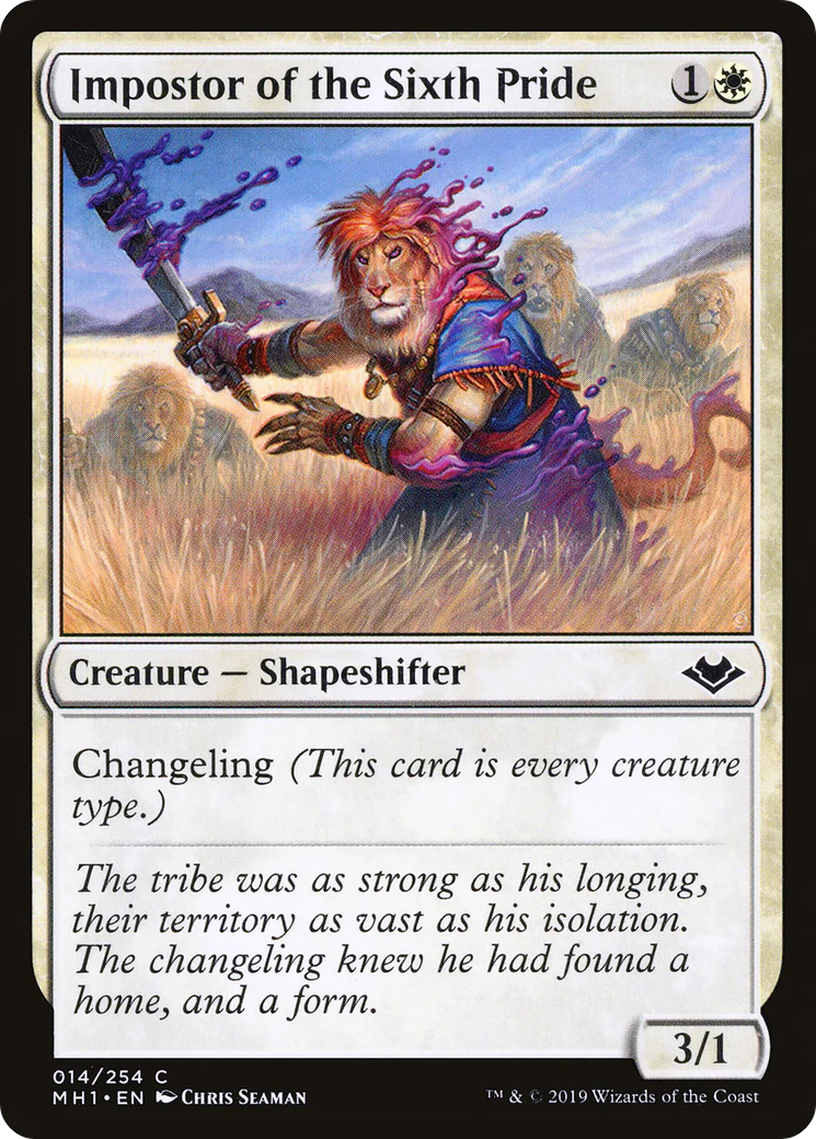 Impostor of the Sixth Pride (MH1-014)  Foil - Modern Horizons