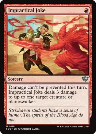 Impractical Joke (SOS-119)  - Secrets of Strixhaven