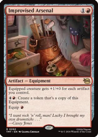 Improvised Arsenal (TMT-092)  Foil - Teenage Mutant Ninja Turtles
