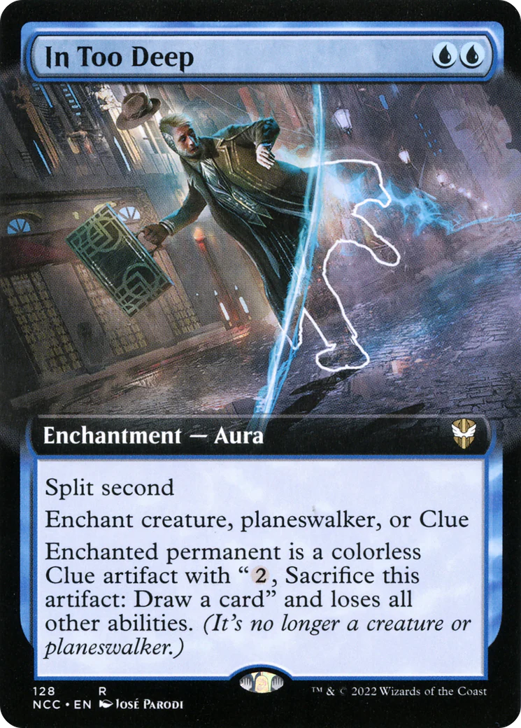 In Too Deep (Extended Art) (NCC-128)  - New Capenna Commander: (Extended Art)