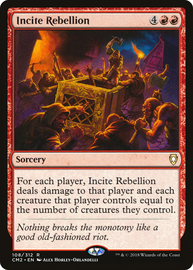 Incite Rebellion (CM2-108)  - Commander Anthology Volume II