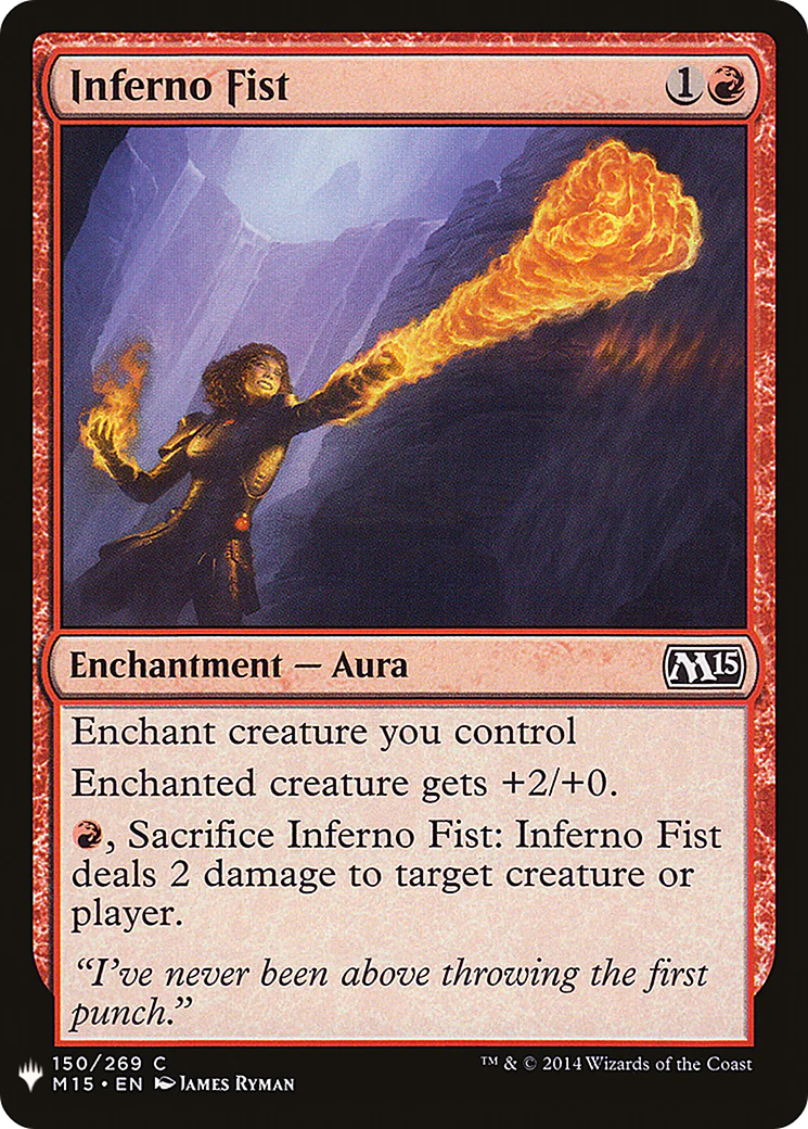 Inferno Fist (LIST-M15-150)  - The List
