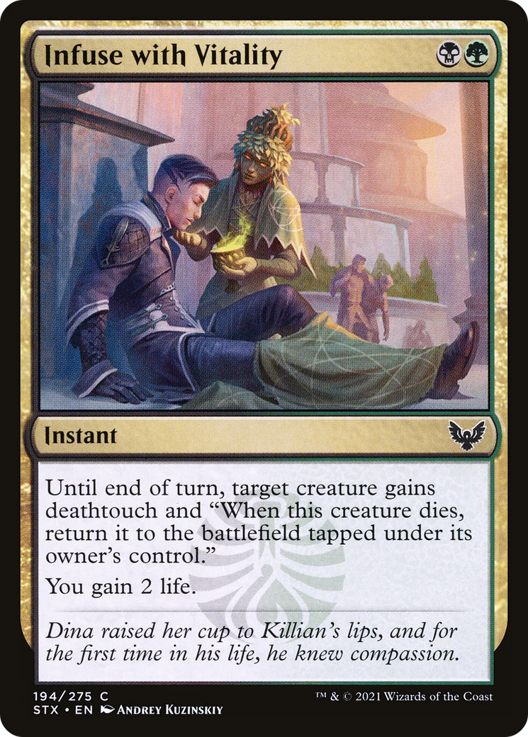 Infuse with Vitality (STX-194)  Foil - Strixhaven: School of Mages