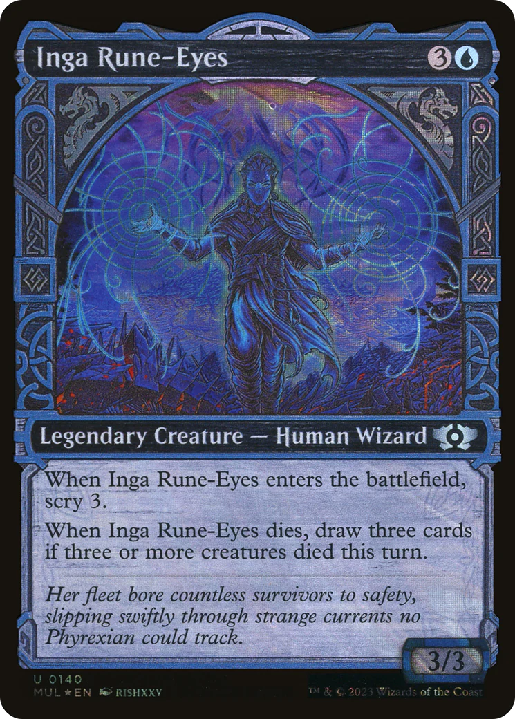Inga Rune-Eyes (Halo Foil) (MUL-140)  Foil - Multiverse Legends: (Showcase)