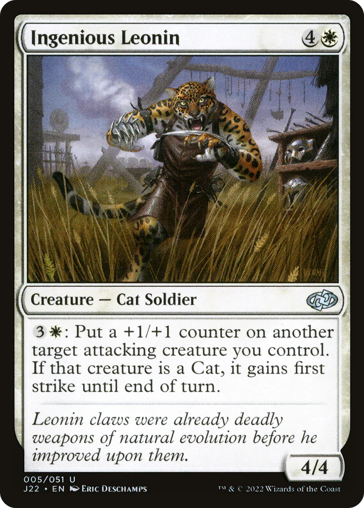 Ingenious Leonin (J22-005)  - Jumpstart 2022