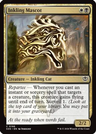 Inkling Mascot (SOS-196)  Foil - Secrets of Strixhaven