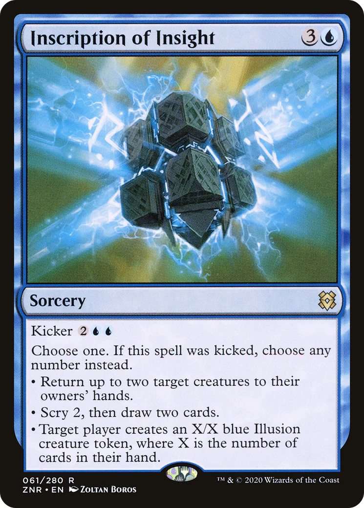 Inscription of Insight (ZNR-061)  Foil - Zendikar Rising