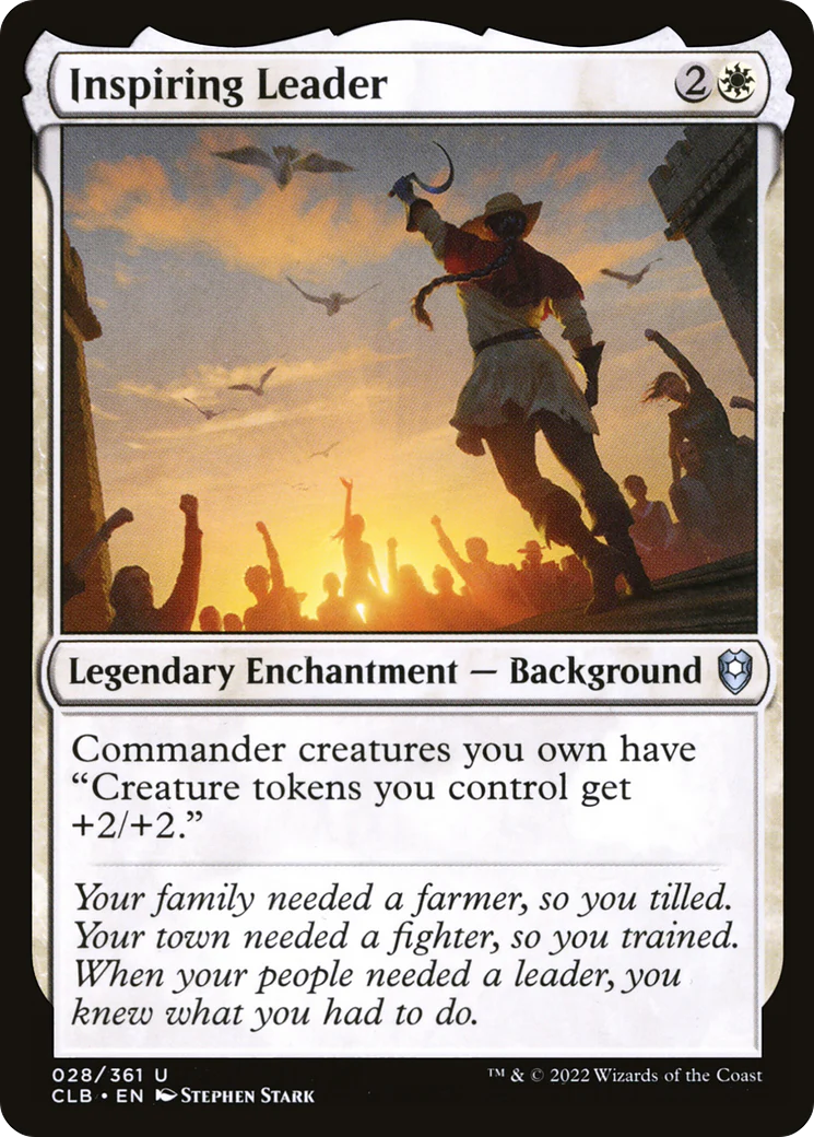 Inspiring Leader (CLB-028)  Foil - Commander Legends: Battle for Baldur's Gate