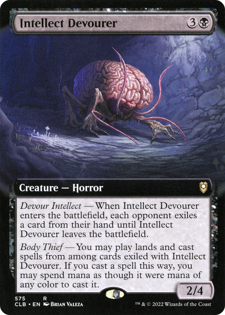 Intellect Devourer (Extended Art) (CLB-575) Foil - Commander Legends: Battle for Baldur's Gate: (Extended Art)