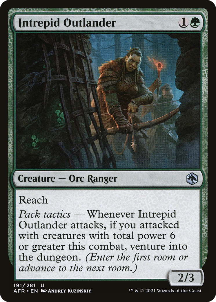 Intrepid Outlander (AFR-191)  Foil - Adventures in the Forgotten Realms