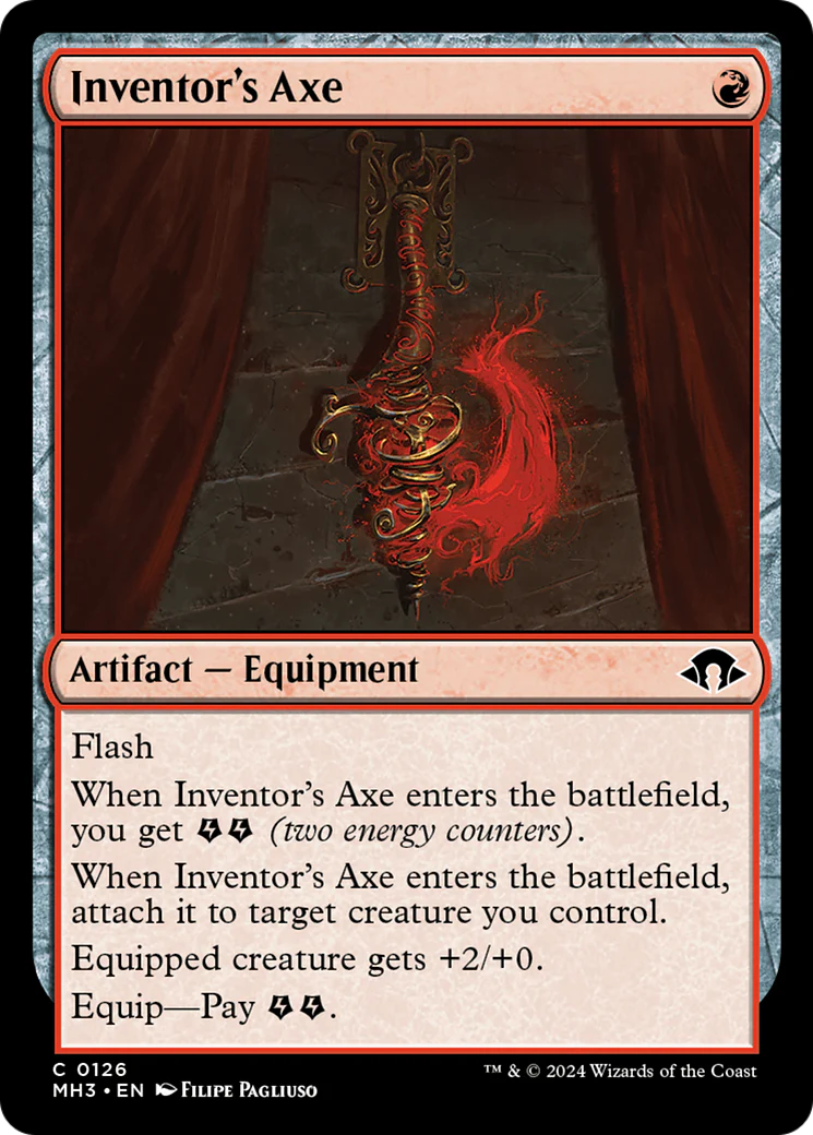 Inventor's Axe (MH3-126)  Foil - Modern Horizons 3