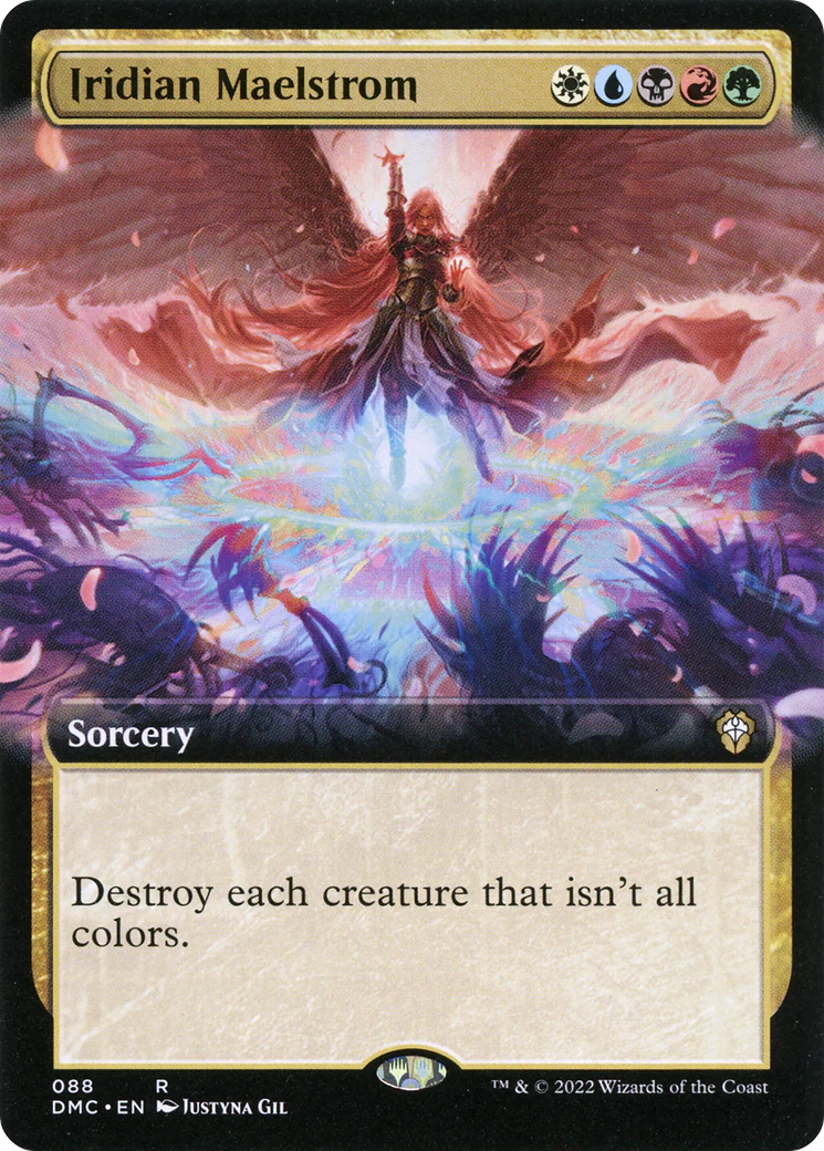 Iridian Maelstrom (Extended Art) (DMC-088)  - Dominaria United Commander: (Extended Art)