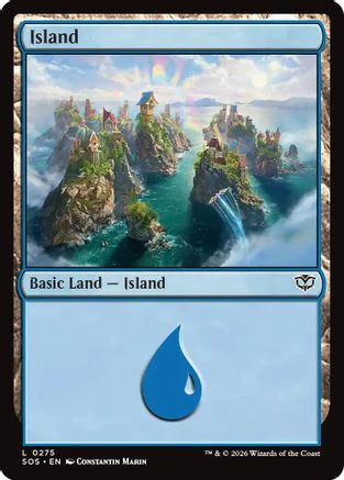 Island (0275) (SOS-275)  Foil - Secrets of Strixhaven