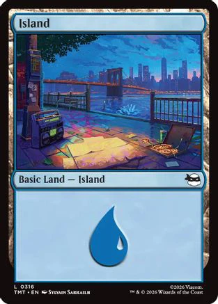 Island (0316) (TMT-316)  Foil - Teenage Mutant Ninja Turtles