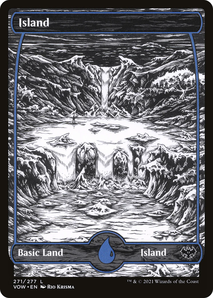 Island (271) (VOW-271)  Foil - Innistrad: Crimson Vow: (Showcase)
