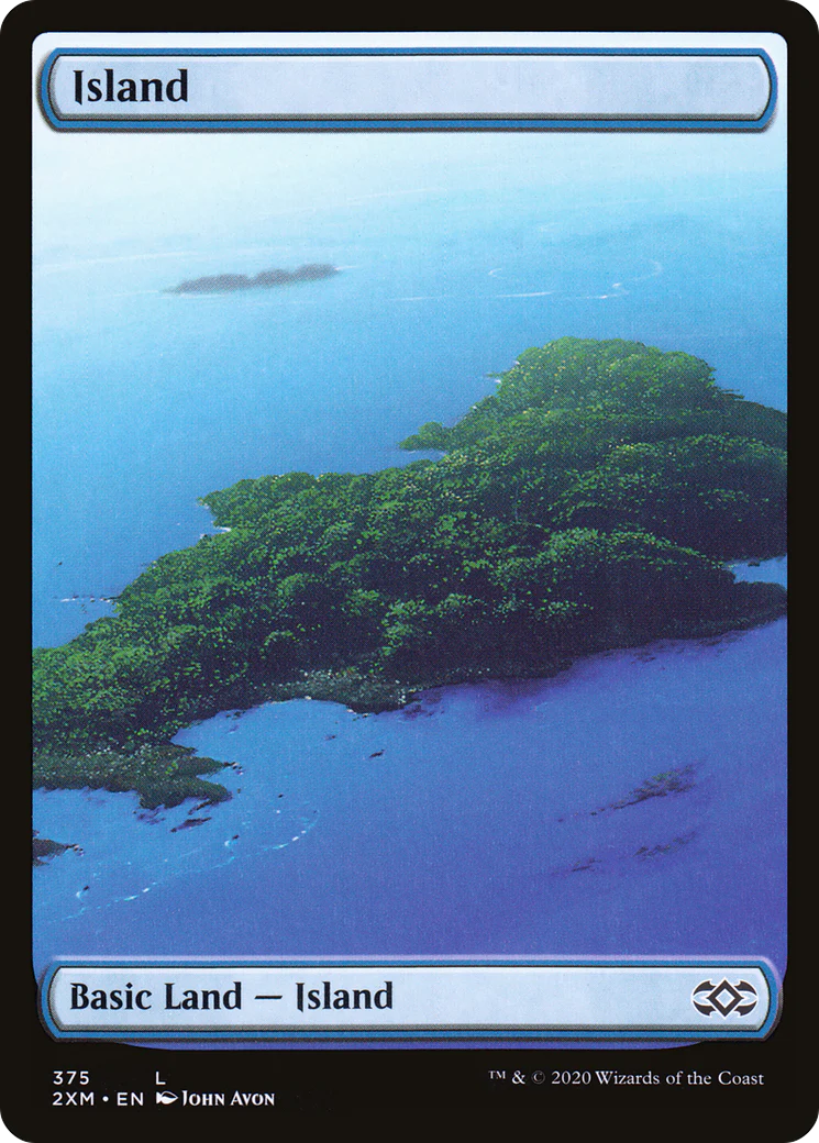 Island (375) (2XM-375)  Foil - Double Masters