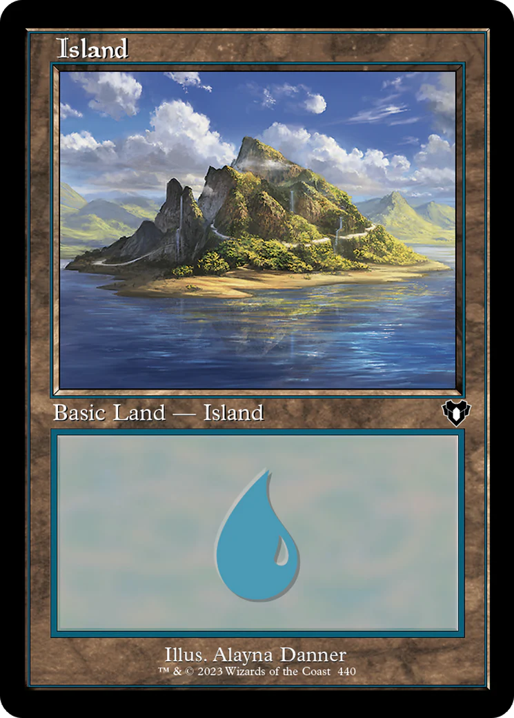 Island (440) (Retro Frame) (CMM-440)  - Commander Masters