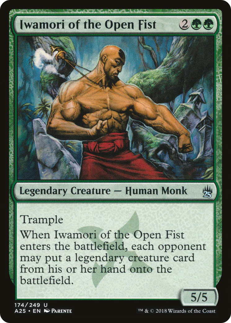 Iwamori of the Open Fist (A25-174)  - Masters 25