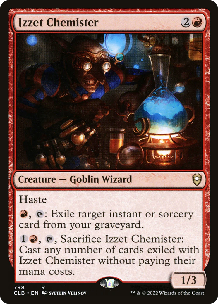 Izzet Chemister (CLB-798)  - Commander Legends: Battle for Baldur's Gate