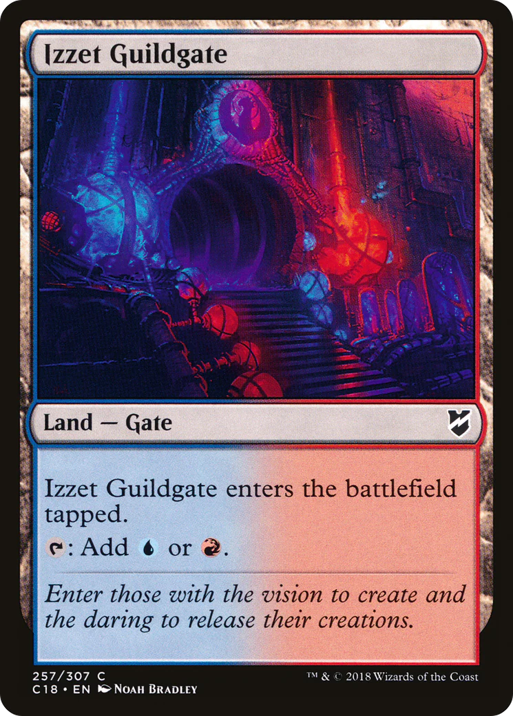 Izzet Guildgate (C18-257)  - Commander 2018