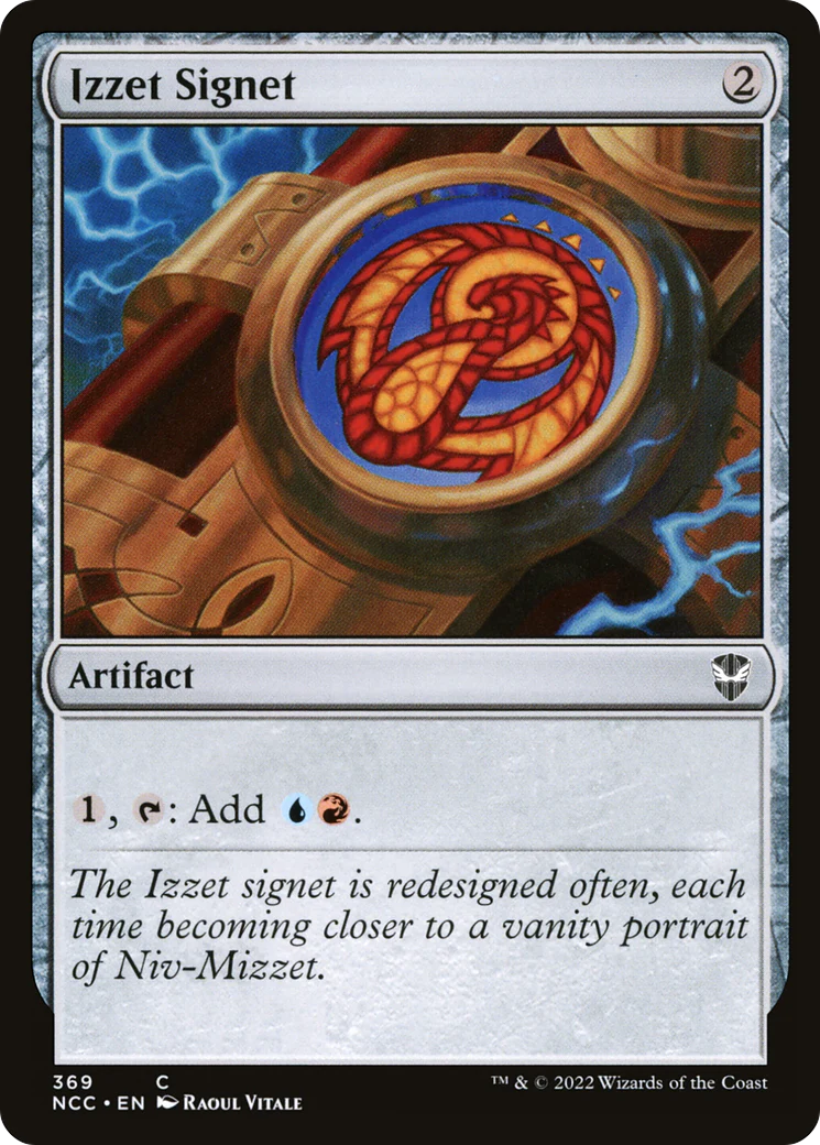 Izzet Signet (NCC-369)  - New Capenna Commander