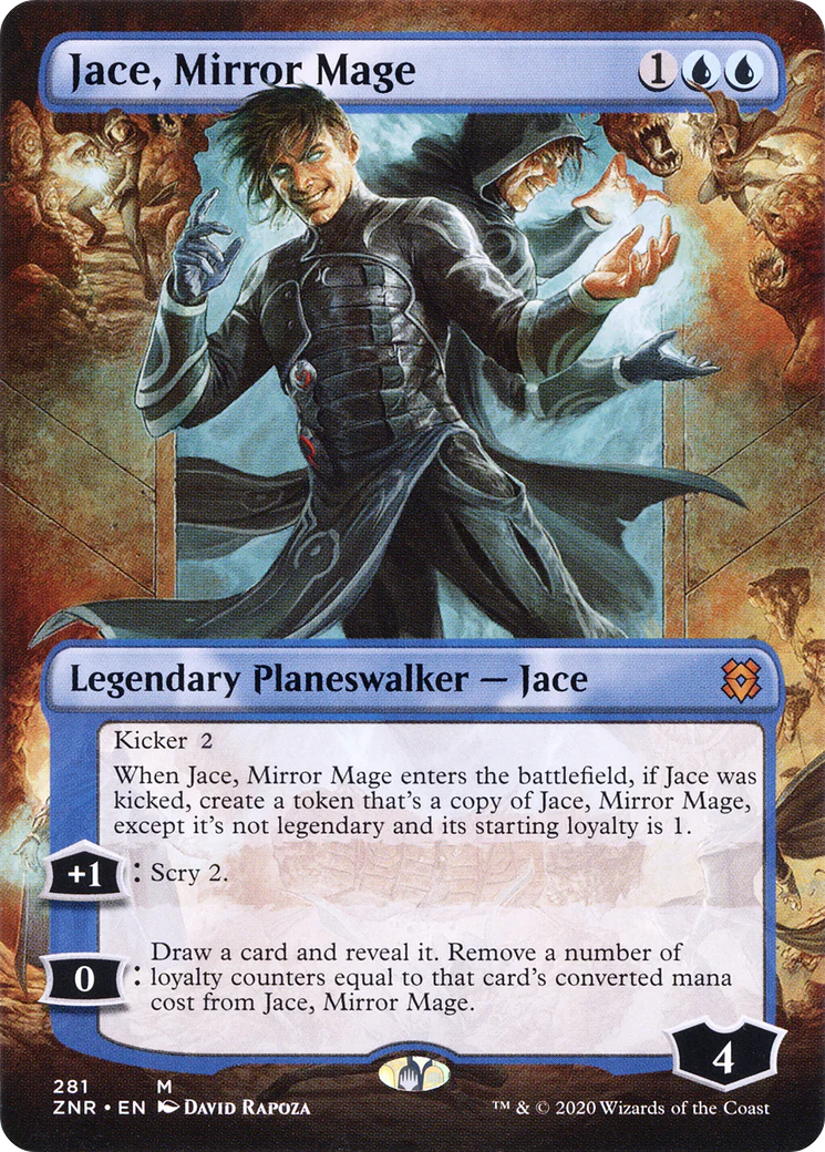 Jace, Mirror Mage (Borderless) (ZNR-281)  Foil - Zendikar Rising