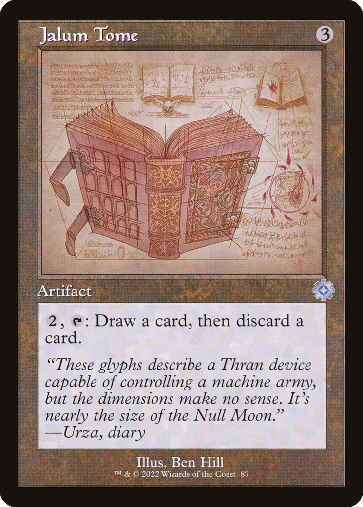 Jalum Tome (Schematic) (BRR-087)  - The Brothers' War Retro Artifacts