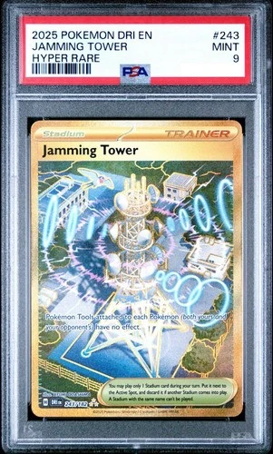 Jamming Tower 243  - Holofoil SV10 Destined Rivals - Hyper Rare