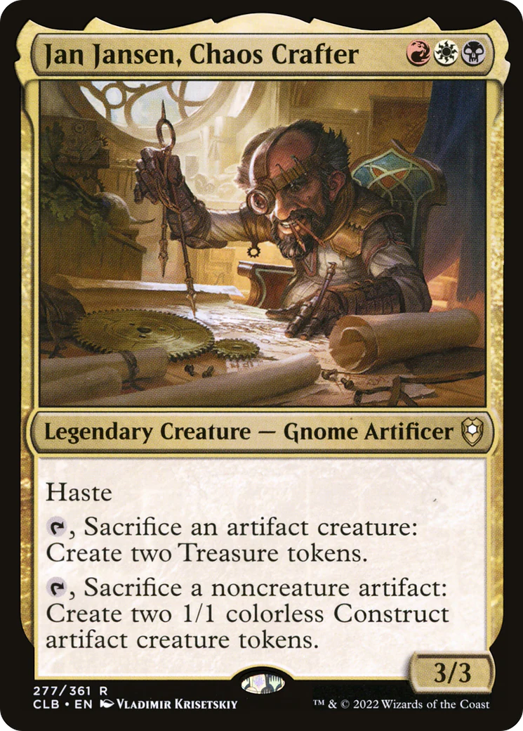 Jan Jansen, Chaos Crafter (CLB-277)  - Commander Legends: Battle for Baldur's Gate