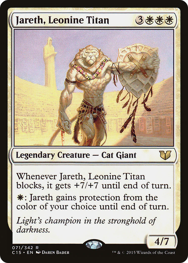 Jareth, Leonine Titan (C15-071)  - Commander 2015