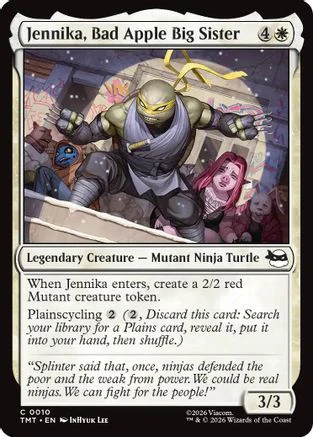 Jennika, Bad Apple Big Sister (TMT-010)  Foil - Teenage Mutant Ninja Turtles