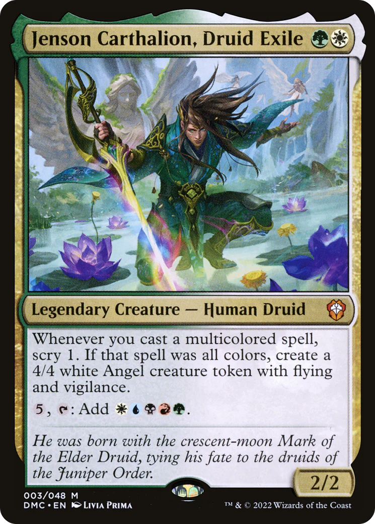 Jenson Carthalion, Druid Exile (DMC-003)  Foil - Dominaria United Commander