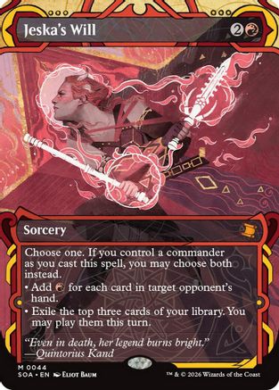 Jeska's Will (SOA-044) Foil - Secrets of Strixhaven: Mystical Archive