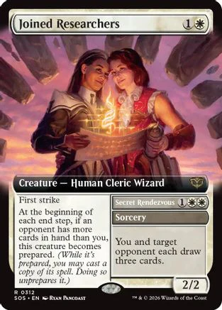 Joined Researchers (Extended Art) (SOS-312)  - Secrets of Strixhaven