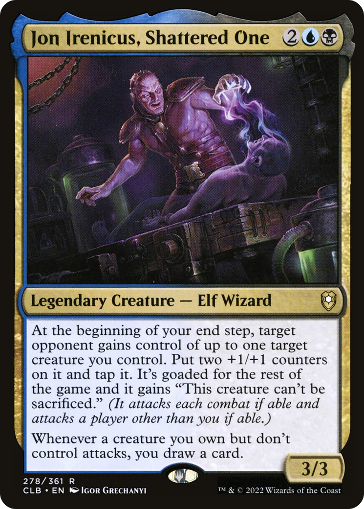 Jon Irenicus, Shattered One (CLB-278)  - Commander Legends: Battle for Baldur's Gate