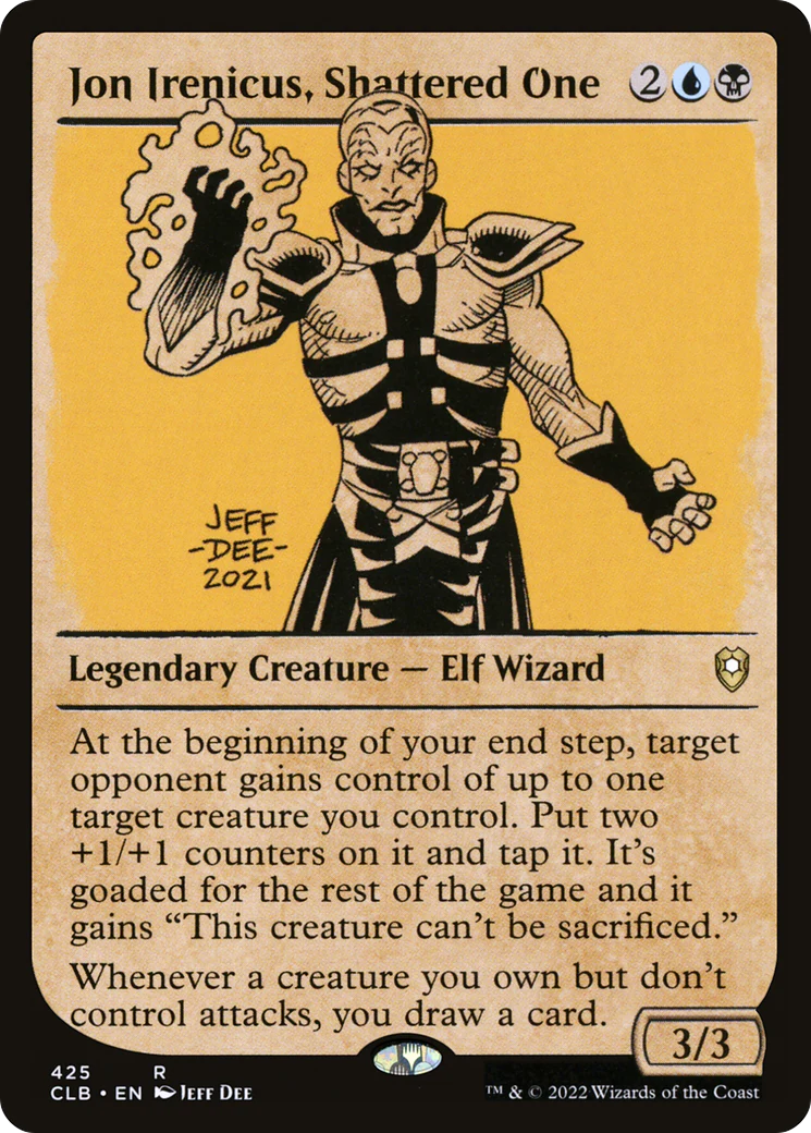 Jon Irenicus, Shattered One (Showcase) (CLB-425)  Foil - Commander Legends: Battle for Baldur's Gate: (Showcase)