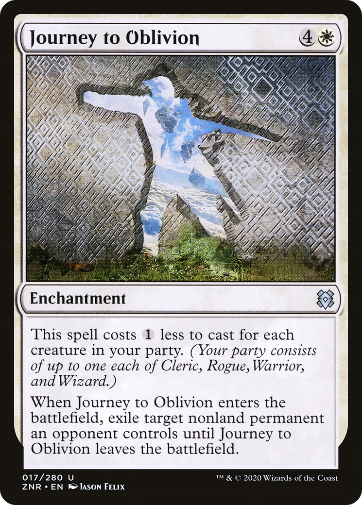 Journey to Oblivion (ZNR-017) Foil - Zendikar Rising