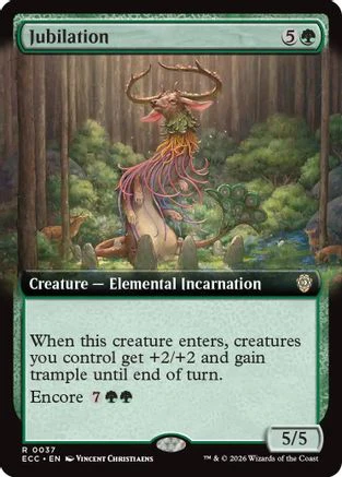 Jubilation (Extended Art) (ECC-037)  - Commander: Lorwyn Eclipsed