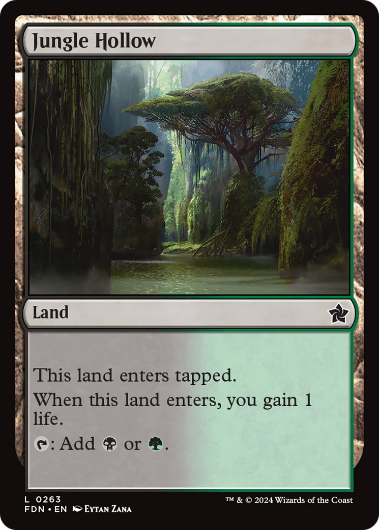 Jungle Hollow (FDN-263)  Foil - Foundations