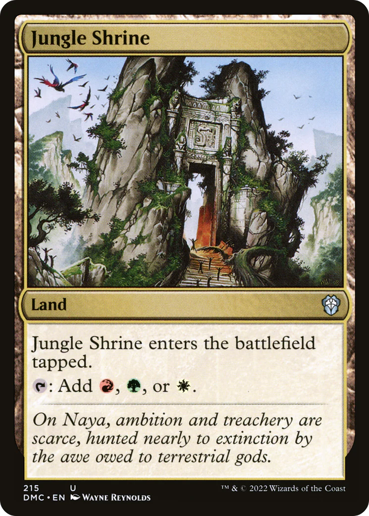 Jungle Shrine (DMC-215)  - Dominaria United Commander
