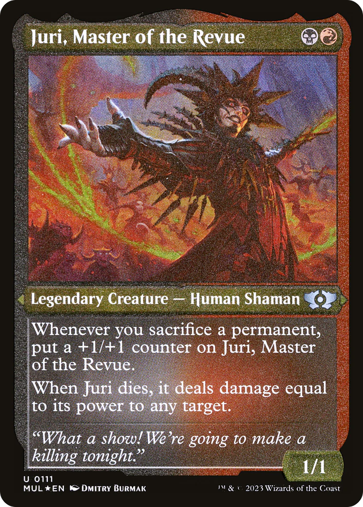 Juri, Master of the Revue (Foil Etched) (MUL-111)  Foil - Multiverse Legends