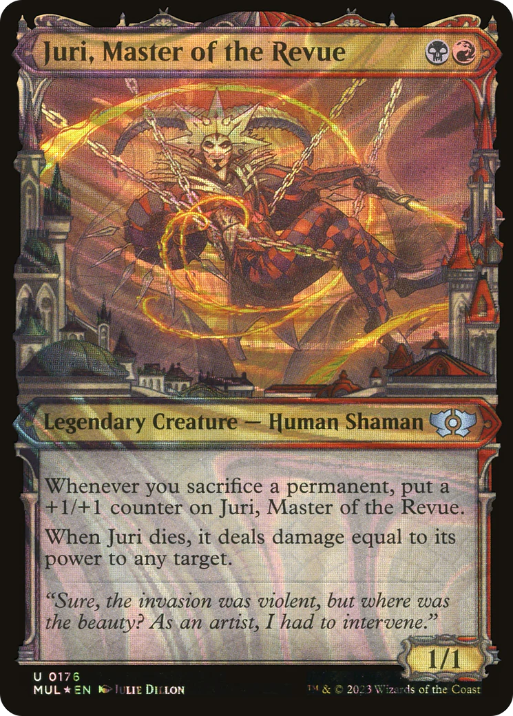 Juri, Master of the Revue (Halo Foil) (MUL-176)  Foil - Multiverse Legends: (Showcase)