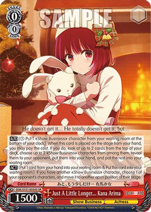 Just A Little Longer... Kana Arima (SR) (OSK/S121-E034S SR) - [OSHI NO KO] Vol.2