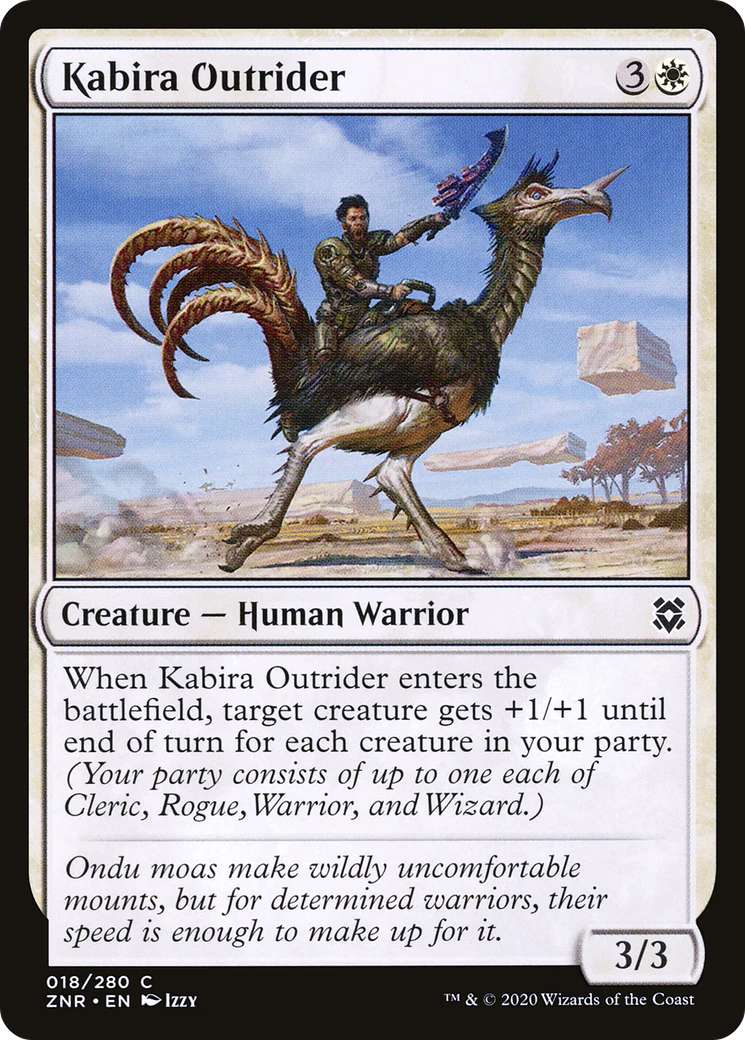 Kabira Outrider (ZNR-018)  - Zendikar Rising