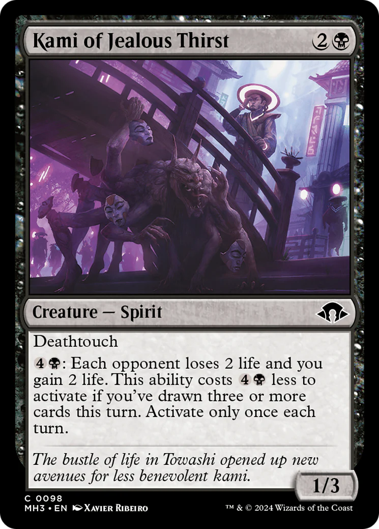 Kami of Jealous Thirst (MH3-098)  Foil - Modern Horizons 3