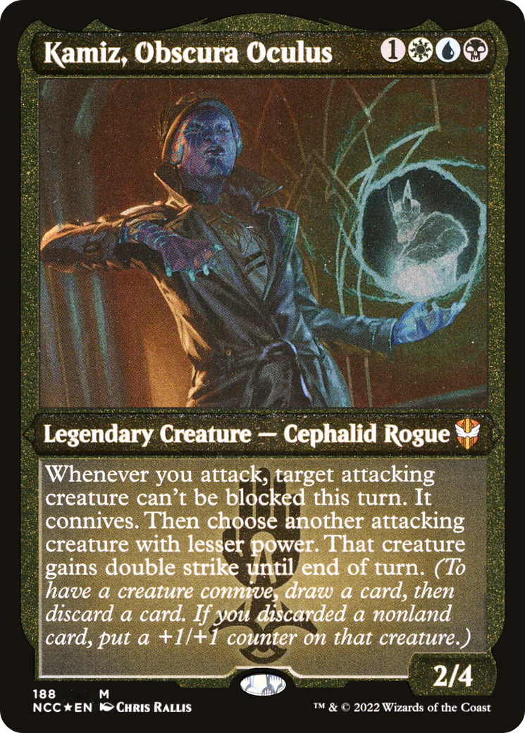 Kamiz, Obscura Oculus (NCC-188)  Etched Foil - New Capenna Commander