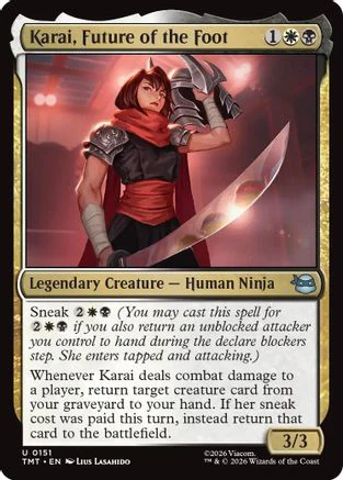 Karai, Future of the Foot (TMT-151)  Foil - Teenage Mutant Ninja Turtles